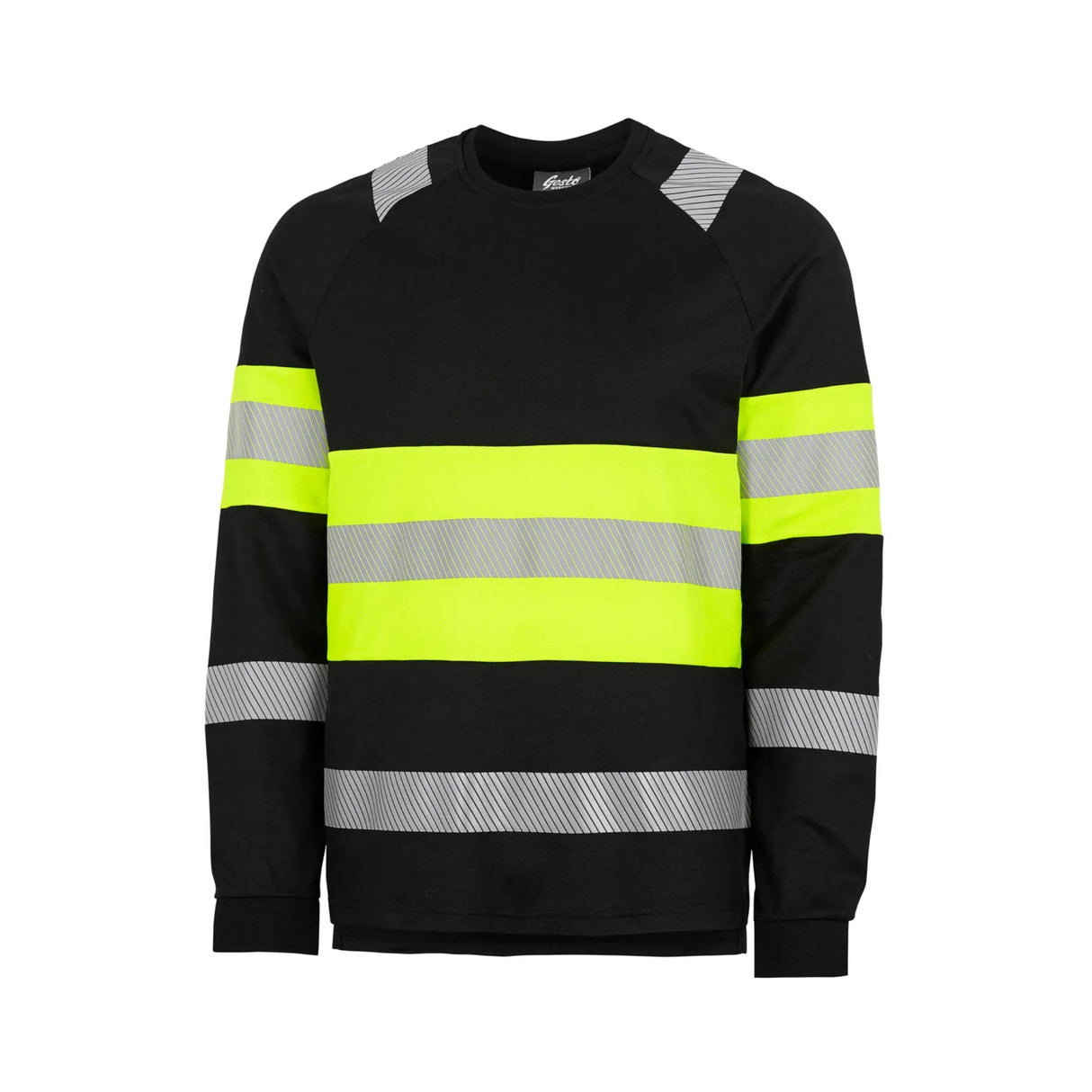 Opplev både synlighet og komfort med vår langermede t-skjorte fra Gesto Workwear - ideell for transport- og anleggsbransjen.